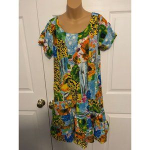 Vintage Two Potato Women's Cotton Dress Size M NOS